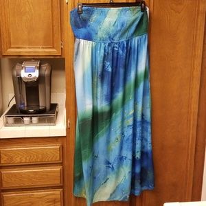 #200 Silky Strapless Dress 22/24